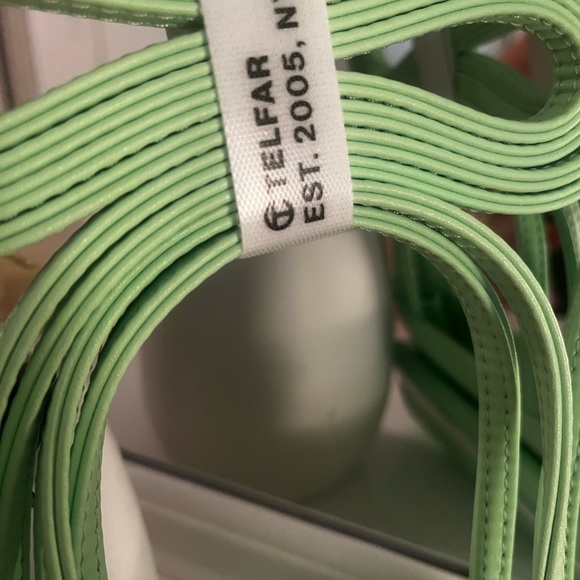 🌈NWT TELFAR double mint green small shopping bag tote - authentic, never worn🌈 - Picture 7 of 8